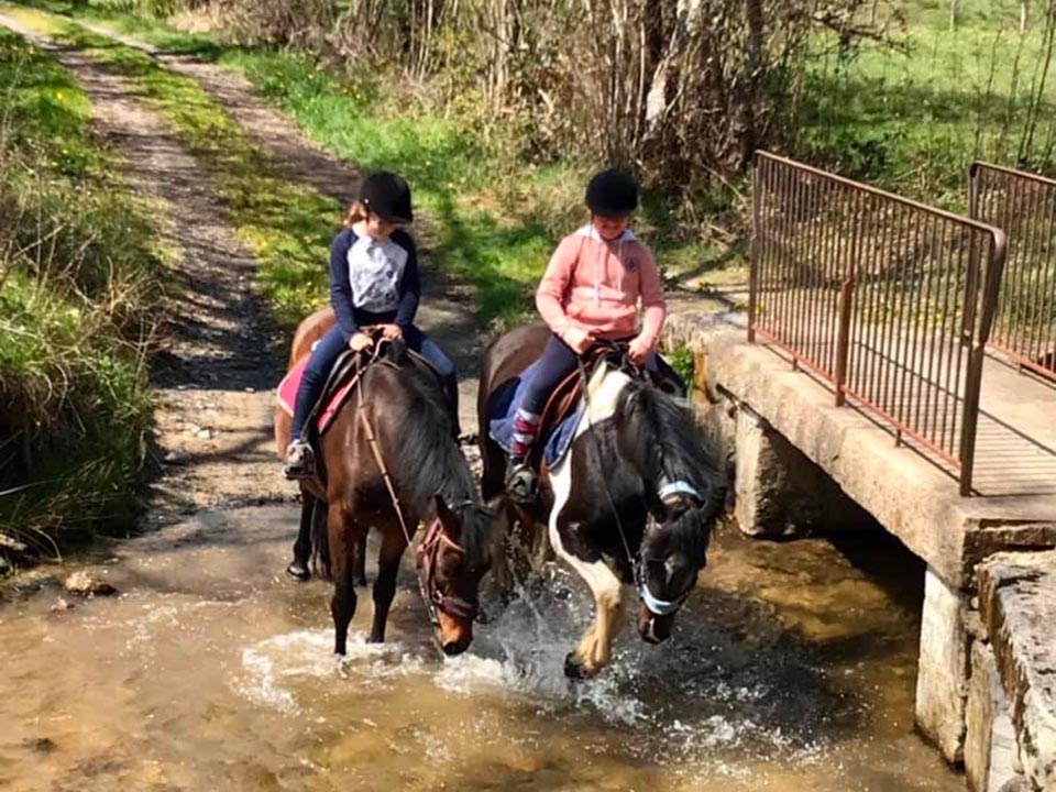 Sentier, rivière, rives du lac, découvez Saint-Etienne-Cantalès autrement avec les promenades encadrées de la ferme équestre