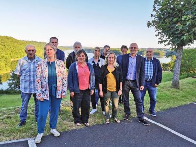 Patrick Giraud, Maire de Saint-Etienne-Cantalès et ses adjoints municipaux